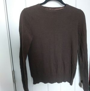 Fitted Chocolate Brown Sweater